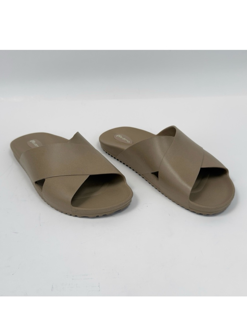 Mii amo Sedona Spa Slide Sandals Unisex L Women 10-11 Taupe